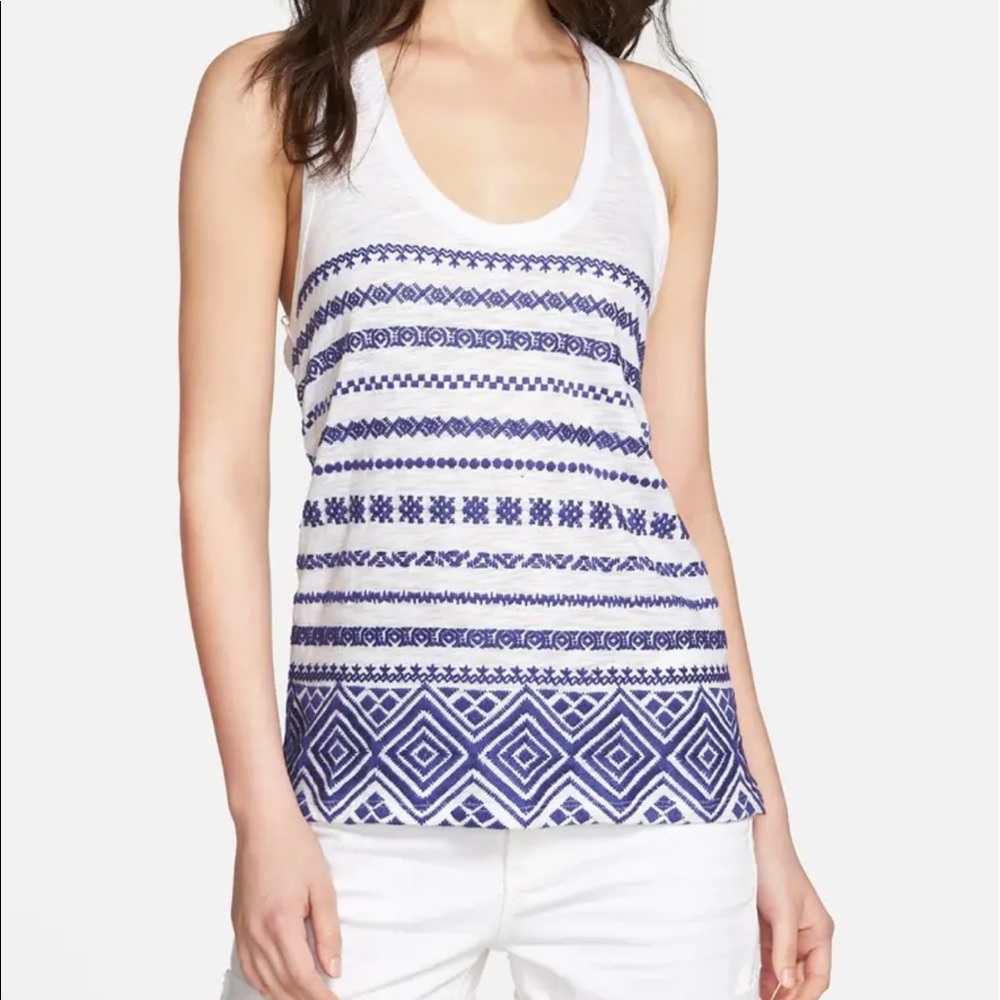 💥Sam Edelman Embroidered Tank